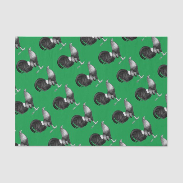 Papier Mousseline Gamecock Red Hatch (Recto)