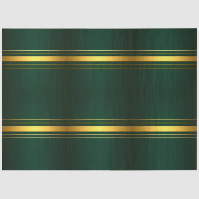 Papier Mousseline Gamme de textiles de luxe tendance Green Gold (Recto)