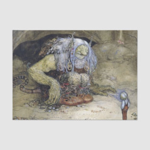 Papier Mousseline « Garçon au troll » de John Bauer