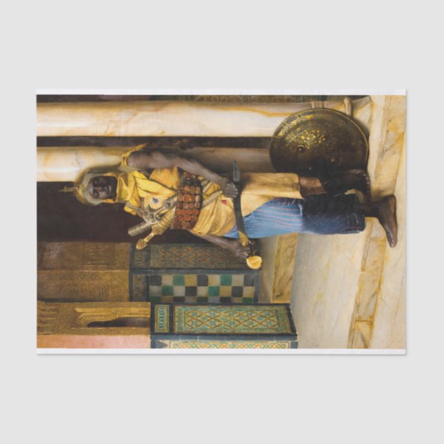 Papier Mousseline Garder le palais par Ludwig Deutsch (Recto)