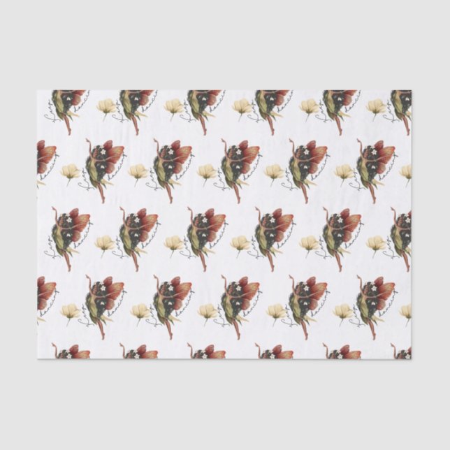 Papier Mousseline Garder le papier tissu fée de la danse (Recto)