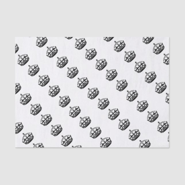 Papier Mousseline Gardez la couronne calme (Recto)