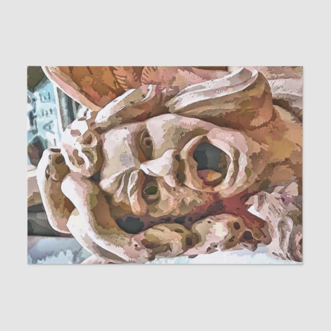 PAPIER MOUSSELINE GARGOYLE (Recto)