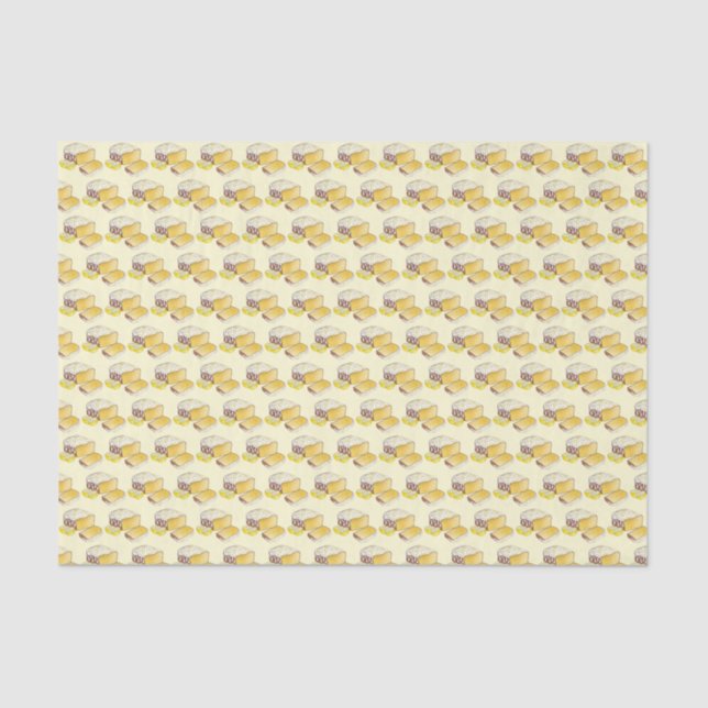 Papier Mousseline Gâteau citron Pound Pâte de gâteau Cuisine britann (Recto)