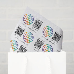 Papier Mousseline Générateur de code QR et logo d'entreprise Promo m