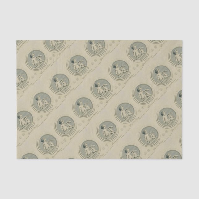 Papier Mousseline Génie de la musique (Recto)