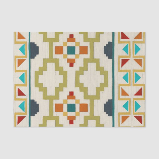 Papier Mousseline Géométrie du sud-ouest I (Recto)