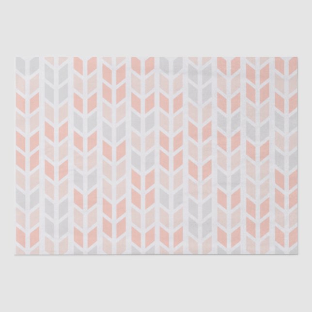 Papier Mousseline Géométrique rétro (Recto)