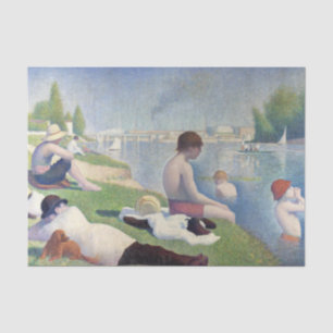 Papier Mousseline Georges Seurat - Baignades aux Asnières