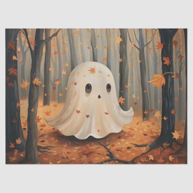 Papier Mousseline Ghost mignon Découpage Automne (Recto)