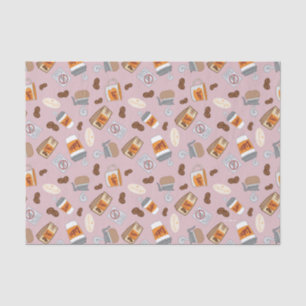 Papier Mousseline Gilmore Girls   Luke's Diner Coffee Motif