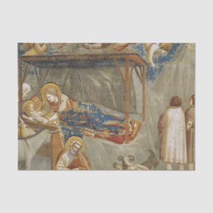 Papier Mousseline Giotto di Bondone La Nativité Fine Art Collection