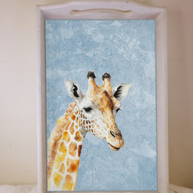 Papier Mousseline Girafe contre une découpage du ciel bleu (Créateur téléchargé)