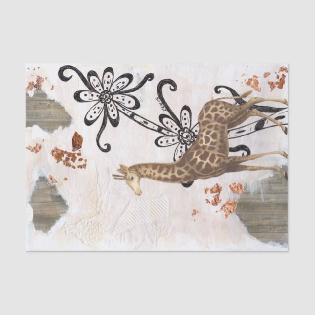 Papier Mousseline Girafe super (Recto)