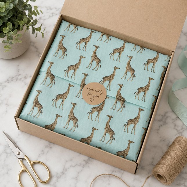 Papier Mousseline Girafes Magnifiques (Créateur téléchargé)