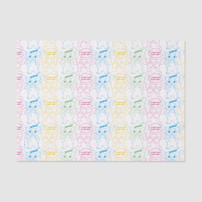 Papier Mousseline Gizmo | Bright Light! Bright Light! (Recto)