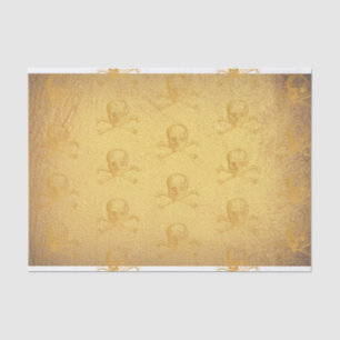 Papier Mousseline Glam gothique d'Halloween Crâne