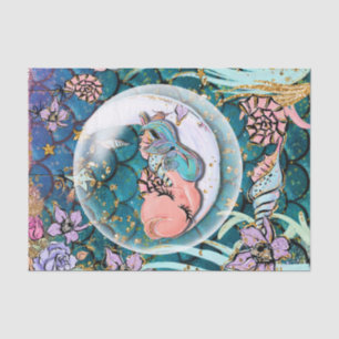 Papier Mousseline Glam Mermaid est un garçon Baby shower fête d'anni