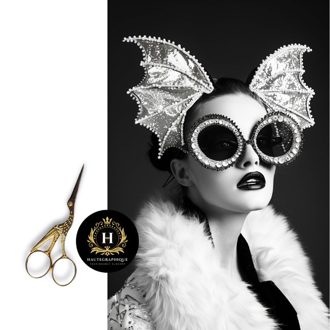 Papier Mousseline Glam Rock Star Bat Wing Lunettes de soleil Découpa (Créateur téléchargé)