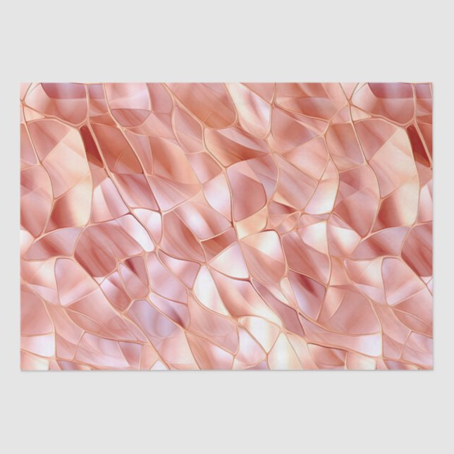 Papier Mousseline Glam Rose Rose Gold (Recto)