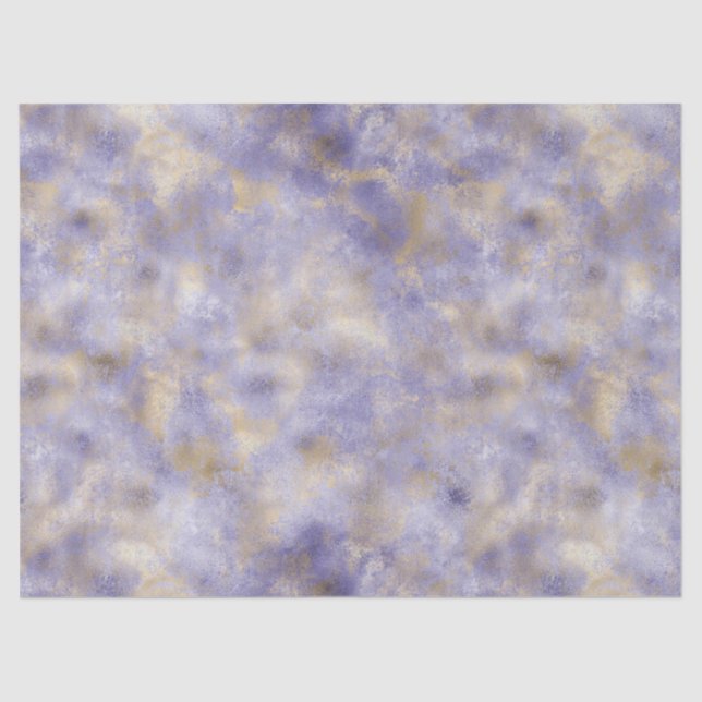 Papier Mousseline Glam violet Abstrait or (Recto)