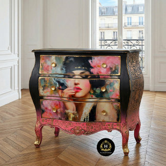 Papier Mousseline Glamour Flapper avec découpage de perles 