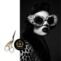 Glamour Vintage Imprimé Léopard Punk Rock Découpag