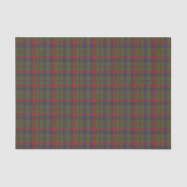 Papier Mousseline Glasgow Original Tartan écossais (Recto)