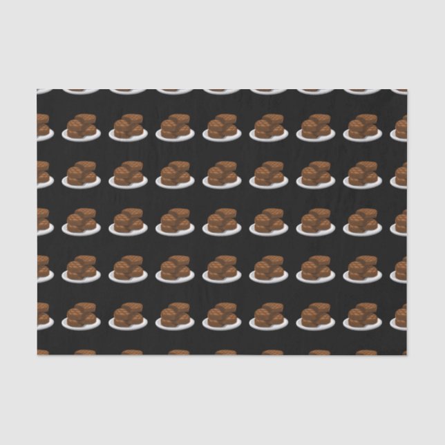 Papier Mousseline Glitch Food simple barbecue (Recto)