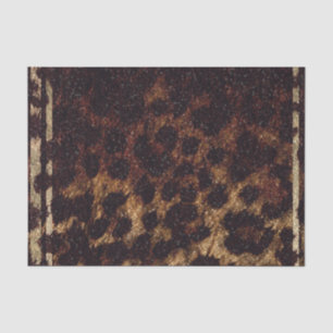 Papier Mousseline Glittery Leopard Cheetah Poster de animal Wild Exo