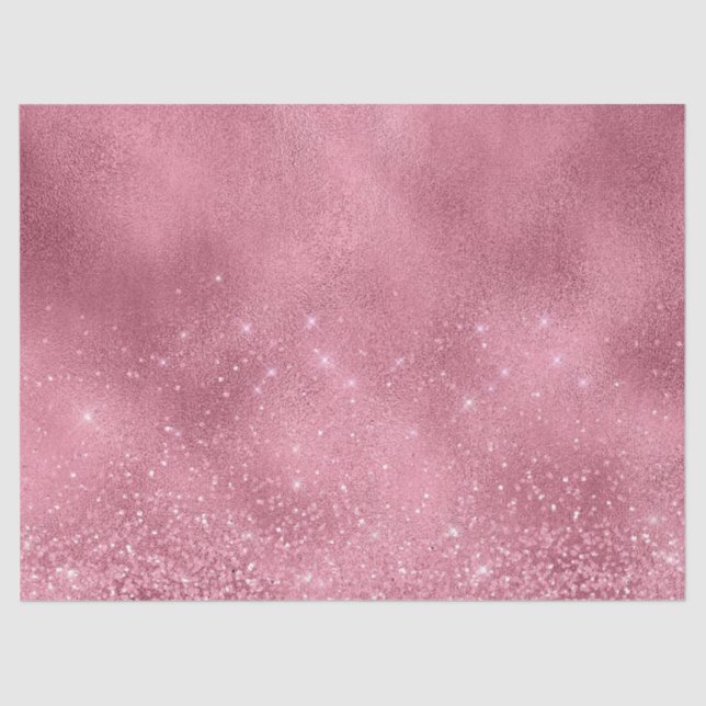 Papier Mousseline Glitz rose (Recto)