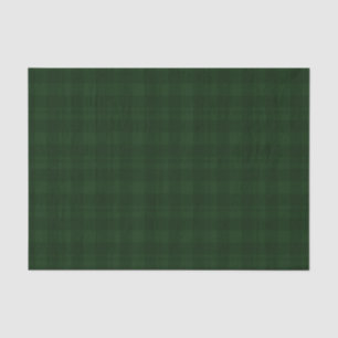 Papier Mousseline Glory Christmas Green Tartan