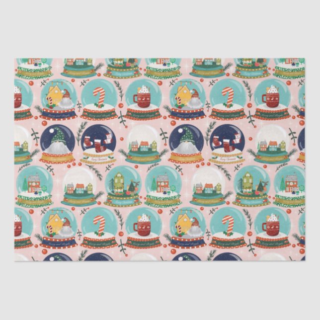 Papier Mousseline Gnome//Gnome//Gingerbread House// (Recto)