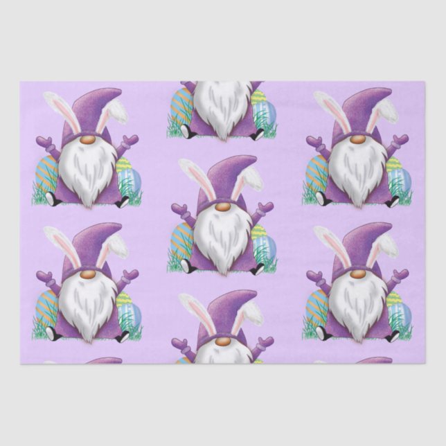 Papier Mousseline Gnome pourpre de Pâques (Recto)
