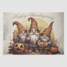 Gnomes d'automne de Thanksgiving