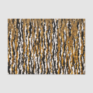 Papier Mousseline Gold & Black Modern Safari Pluie Jungle Glam Party