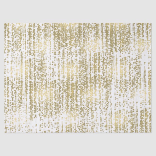 Papier Mousseline Gold Jewel Bokeh Abstrait (Recto)