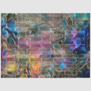 Papier Mousseline Gold Purple Wall Art Dream