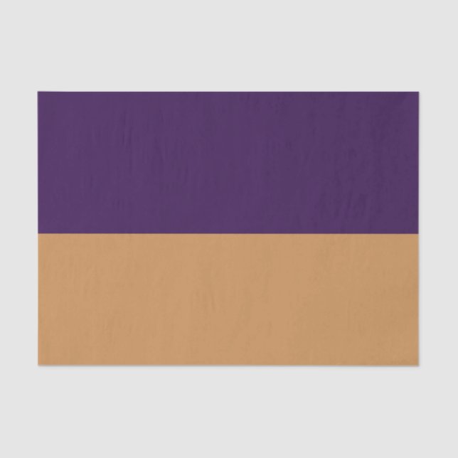 Papier Mousseline Gold & Royal Purple Strike fête d'anniversaire (Recto)