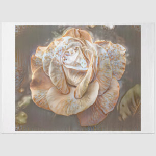 Papier Mousseline Gold Silk Moderne Unique Rose Art Dream