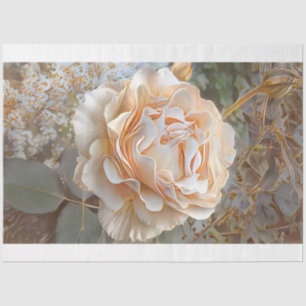 Papier Mousseline Gold Silk Unique Rose