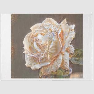 Papier Mousseline Gold Silk Unique Rose Art Dream