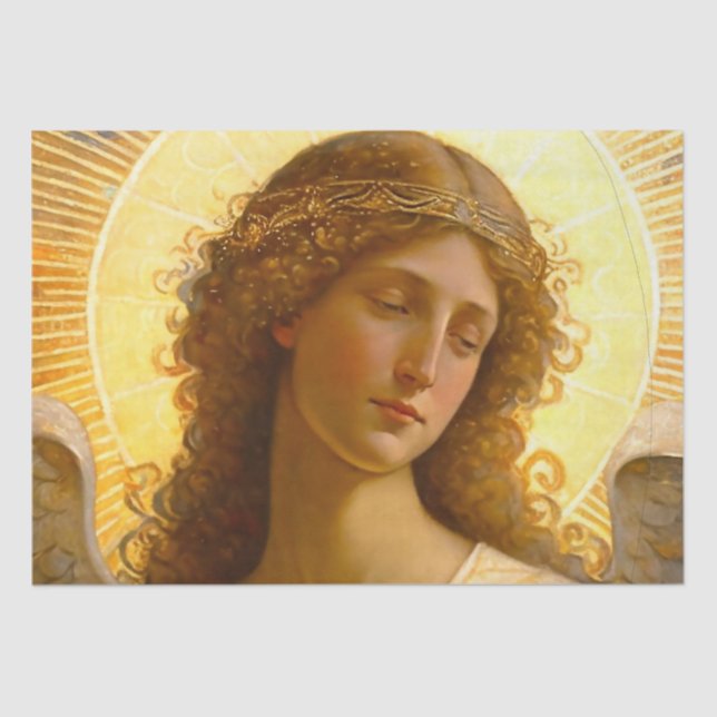 Papier Mousseline Golden Angel Gentle Messenger d'amour (Recto)