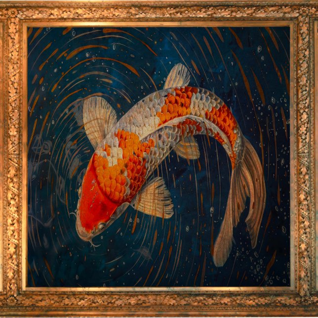 Papier Mousseline Golden Koi Decoupage (Créateur téléchargé)