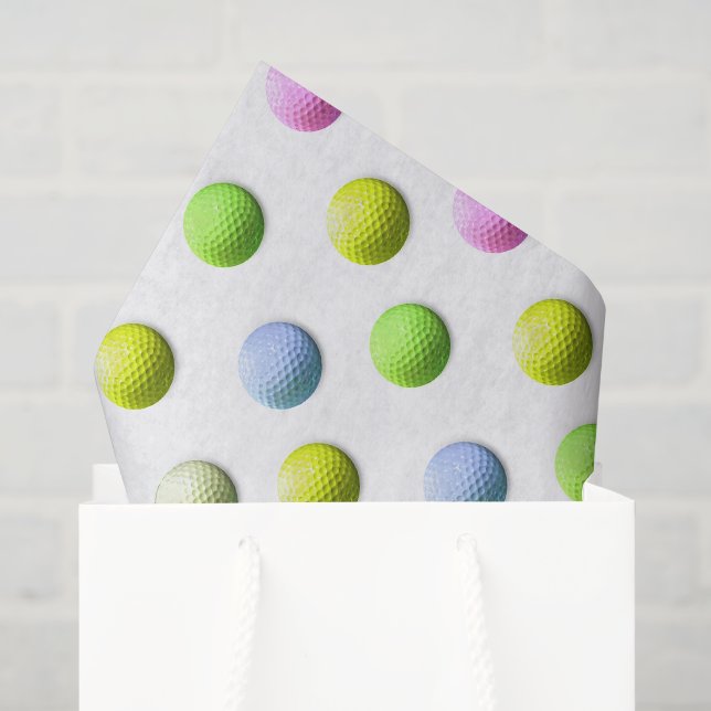 Papier Mousseline Golf (Sac cadeau)