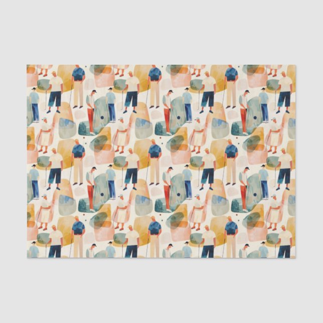 Papier Mousseline Golf Club (Recto)