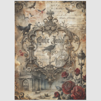 Papier Mousseline Gothic Junk Journal Series Design 16