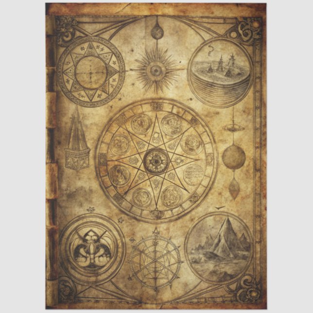 Papier Mousseline Gothic Junk Journal Series Design 23 (Recto)