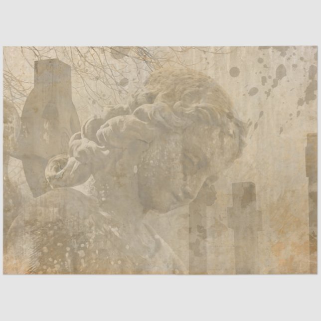 Papier Mousseline Gothique Angel Series Design 3 (Recto)