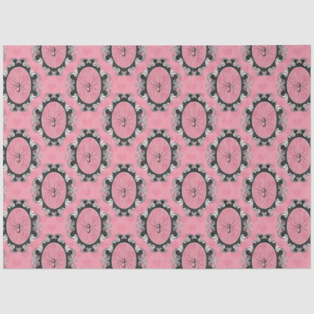 Papier Mousseline Gothique Love Series Design 15 (Recto)